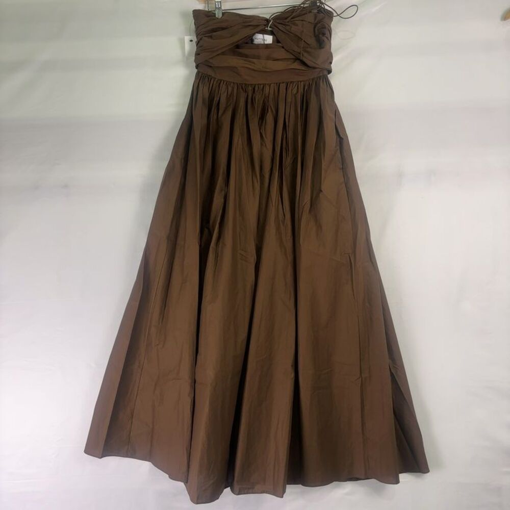 Matteau Chocolate Brown Maxi Dress